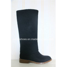 Novo design de moda Flat Heel Women Winter Boot